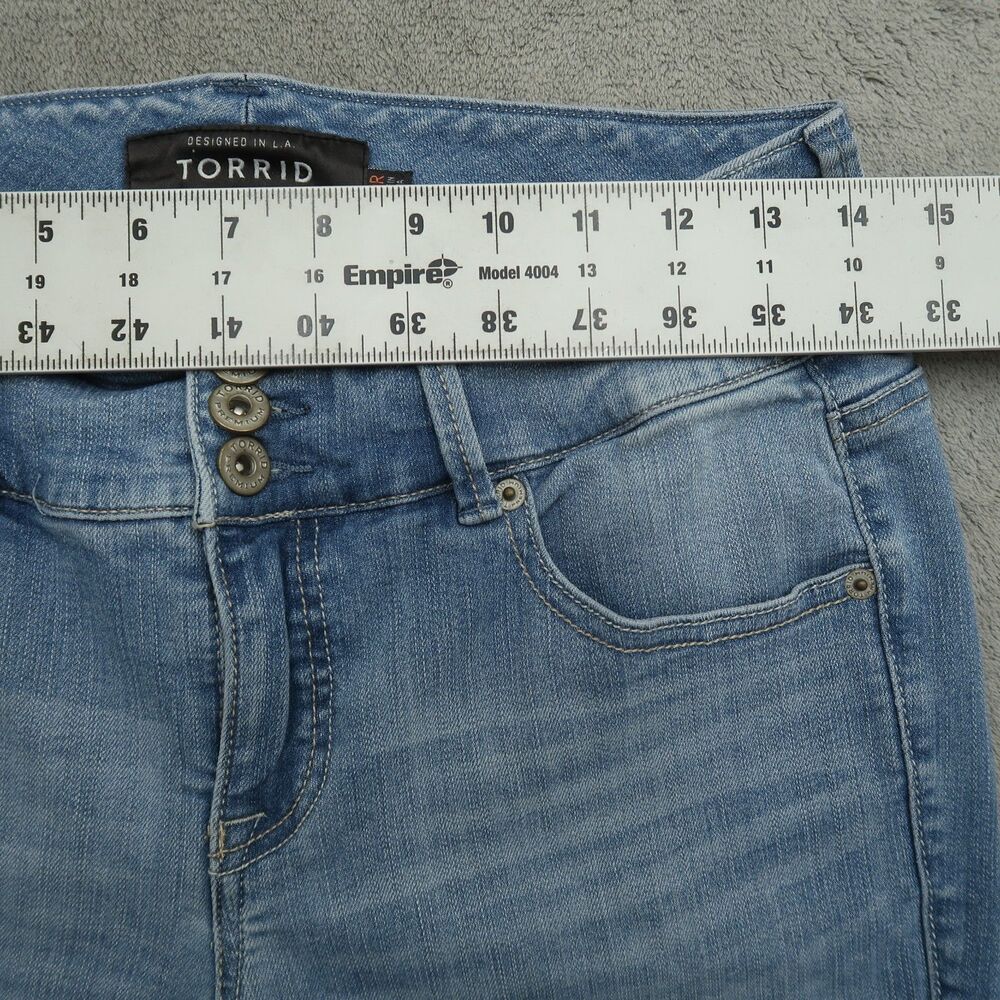 Torrid Jegging Jeans Women's Size 10R Blue Mid-Rise Stretch Denim 28" Inseam - Picture 2 of 16